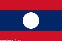 Lao or Laotian Flag