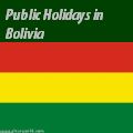 Bolivian Holidays