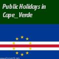 Cape Verdean Holidays