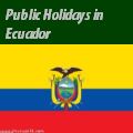 Ecuadorian Holidays