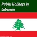 Lebanese Holidays