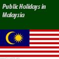 Malaysian Holidays