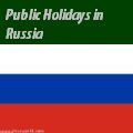 Russian Holidays